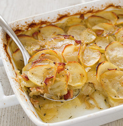 Classic potato gratin