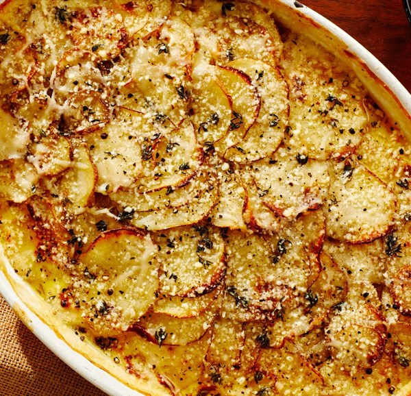 Classic potato gratin