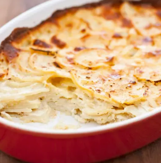 Classic potato gratin