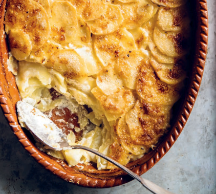 Classic potato gratin