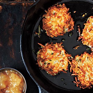 Classic potato latkes