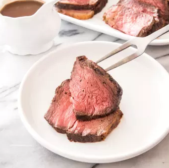 Classic roast beef and gravy