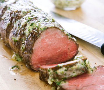 Classic roast beef tenderloin