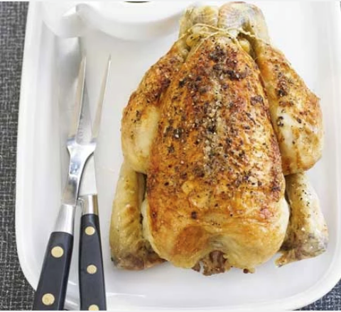 Classic roast chicken with gravy