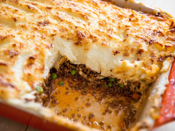 Classic, savory shepherd's pie