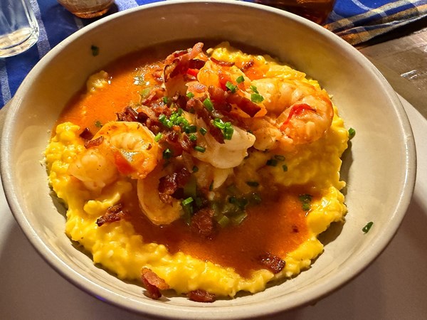 Classic shrimp and grits