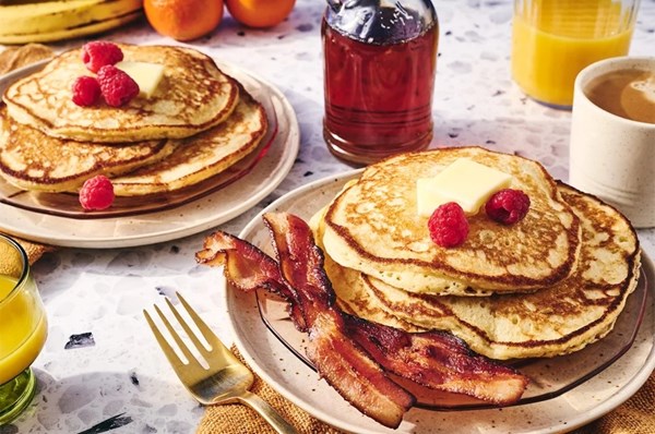 Classic sourdough pancakes