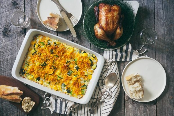 Classic Southern squash casserole