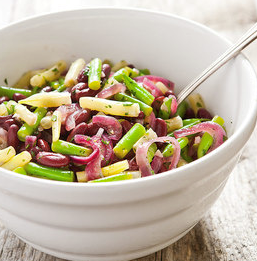 Classic three-bean salad