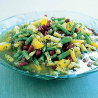 Classic three-bean salad