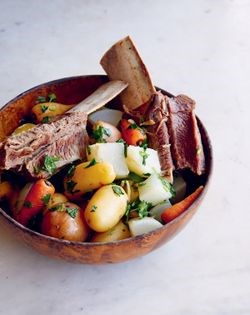Classic Tibetan boiled beef (Sha tsöma)