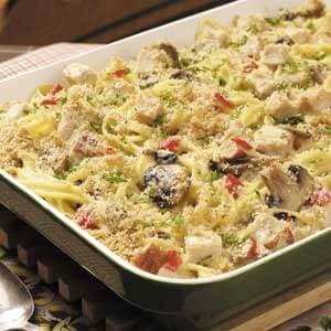Classic turkey Tetrazzini 
