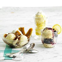 Classic vanilla ice cream
