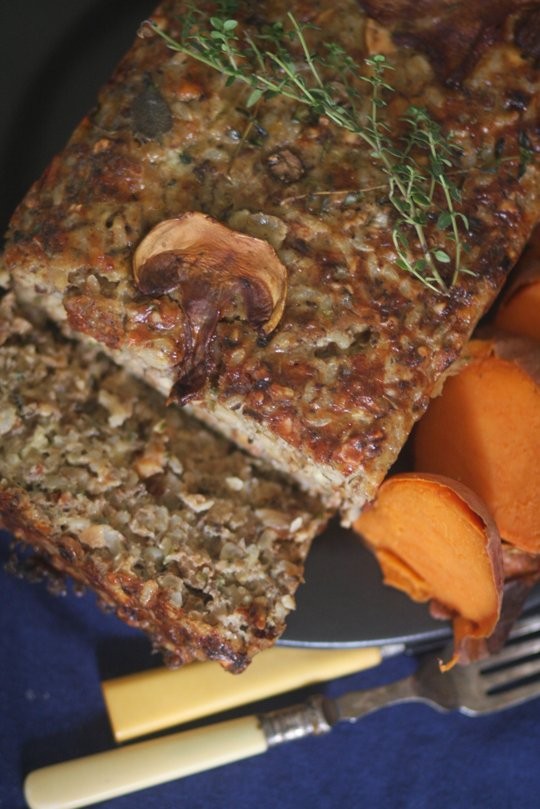 Classic vegetarian nut loaf