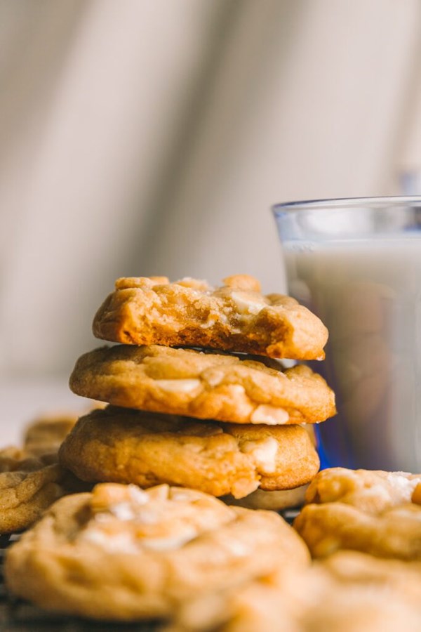 Classic white chocolate macadamia nut cookies