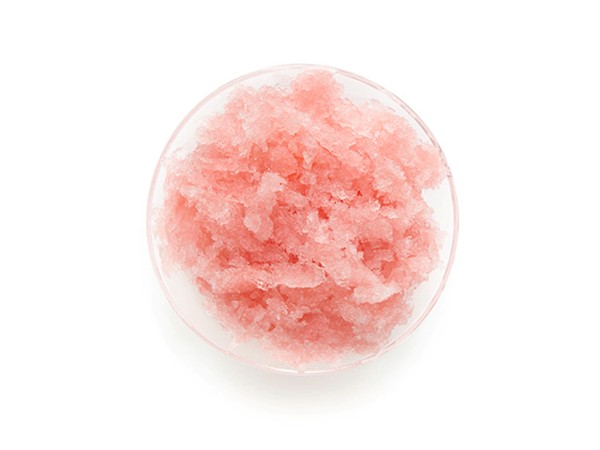 Claudia's rhubarb-strawberry granita
