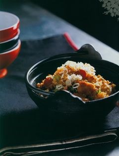 Clay-pot chicken rice