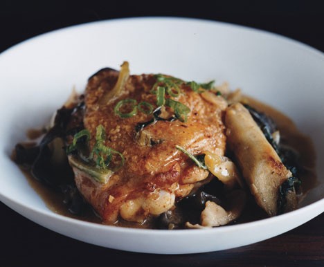 Clay-pot miso chicken
