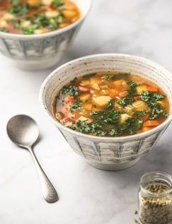 Cleansing turnip & fennel soup