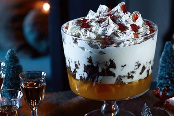 Clementine & ginger trifle