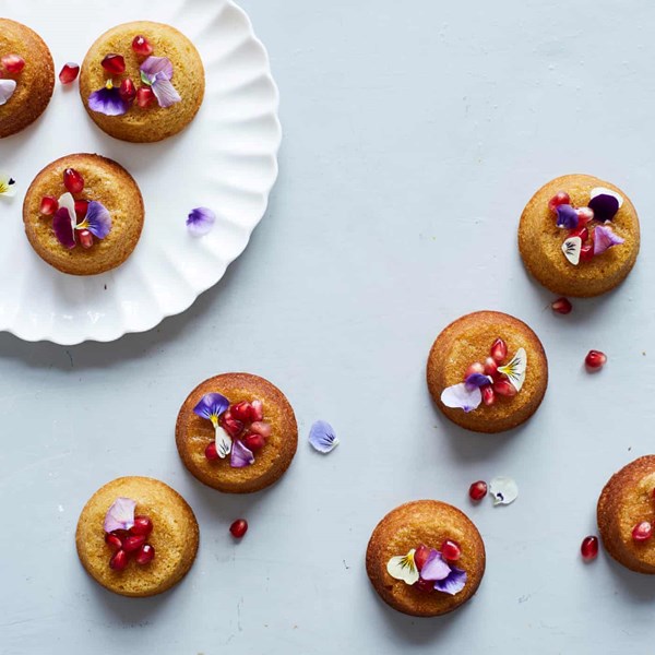 Clementine, and polenta syrup cakes