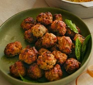Clementine, bay & pink peppercorn stuffing balls