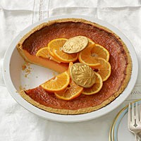 Clementine chess pie