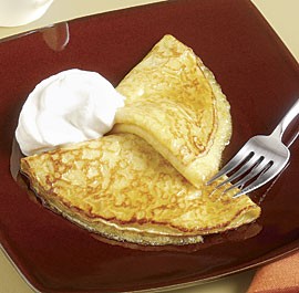 Clementine crêpes Suzette
