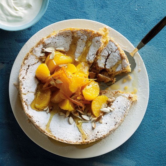 Clementine tarta de Santiago