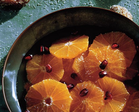 Clementines in ginger syrup