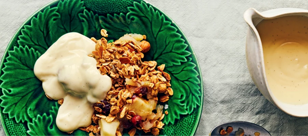 Clever apple crumble