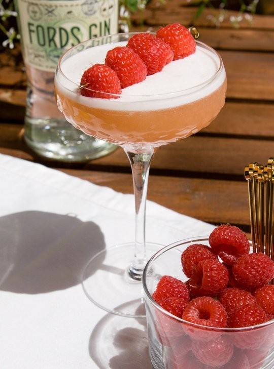 Clover club cocktail