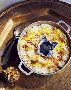 Coal-smoked biryani (Biryani)