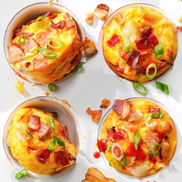 Coastal Carolina muffin-tin frittatas