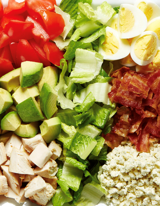Cobb salad featuring tinseltown (aka Thousand Island) dressing