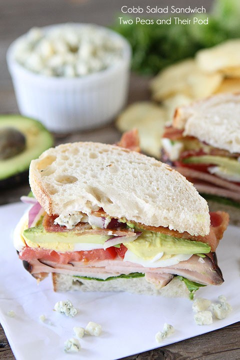 Cobb salad sandwich