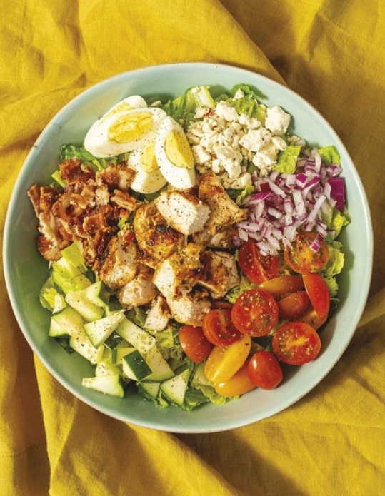 Cobb salad with chipotle ranch 