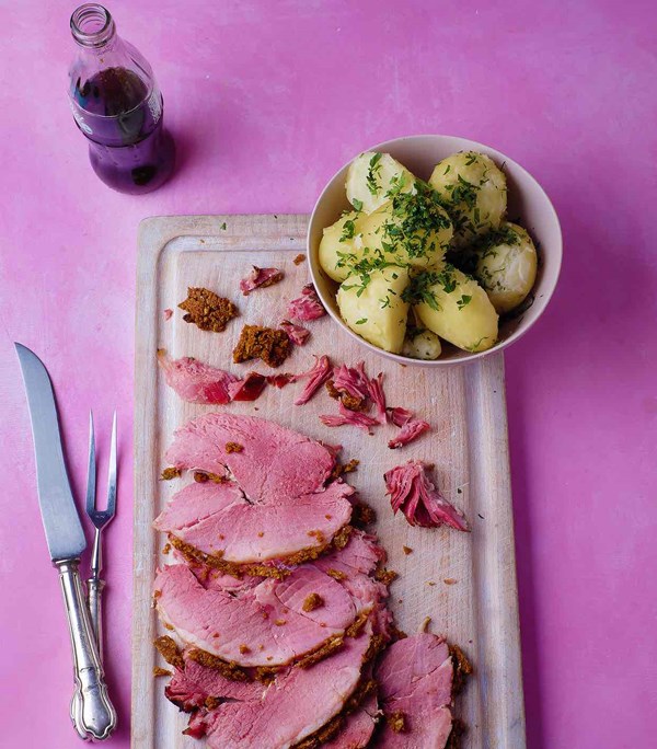 Coca-Cola braised and glazed ham