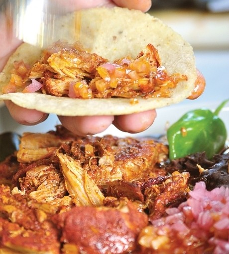 Cochinita pibil tacos