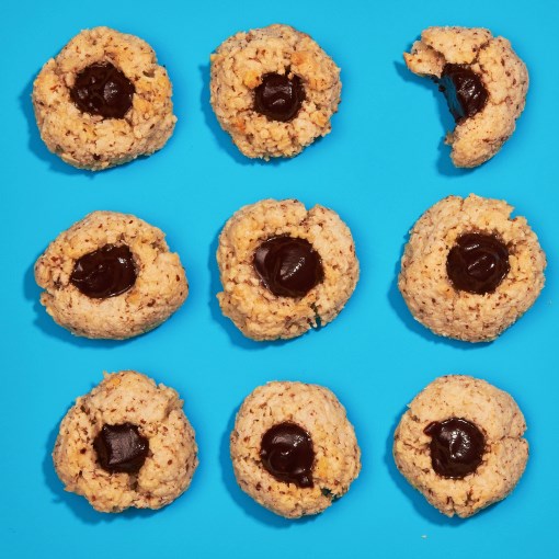 Coco-almond thumbprints