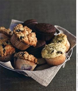 Cocoa banana muffins