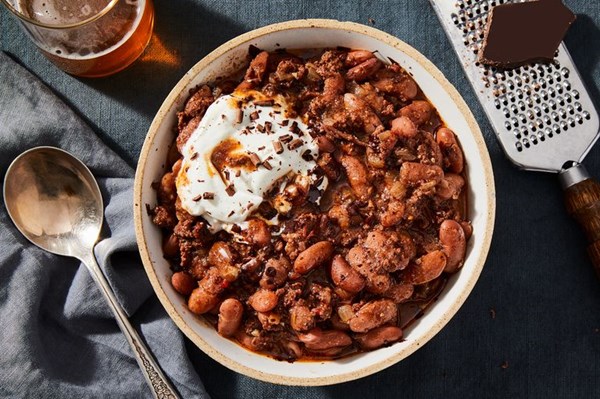 Cocoa coriander chili