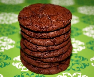 Cocoa fudge cookies