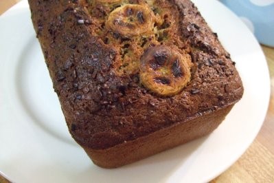 Cocoa nib banana bread