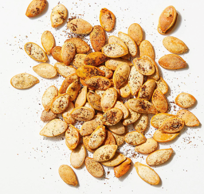 Cocoa roasted pumpkin seeds