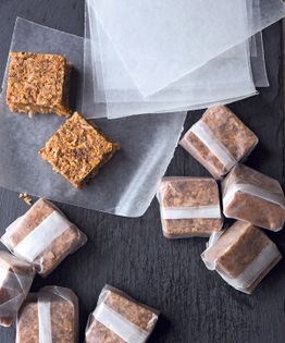 Coconut & banana breakfast squares