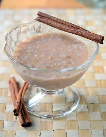 Coconut & cinnamon brown rice pudding