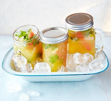 Coconut & pineapple cooler