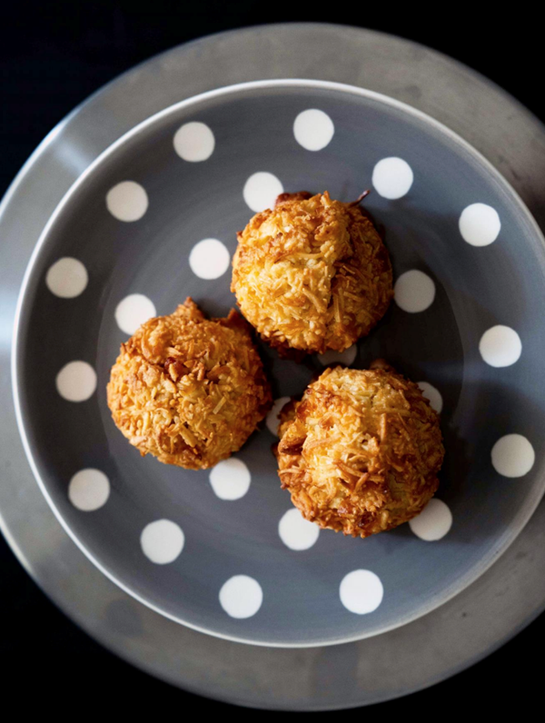 Coconut & sweet corn cookies