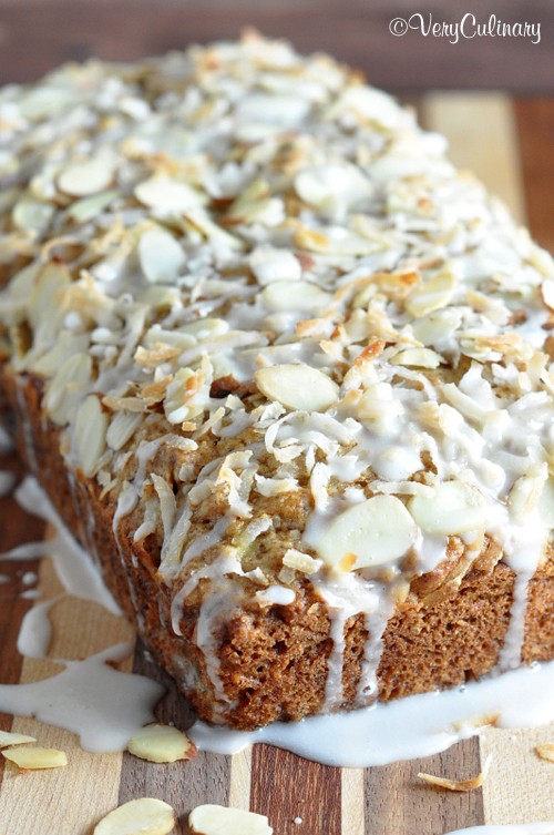 Coconut-almond banana bread